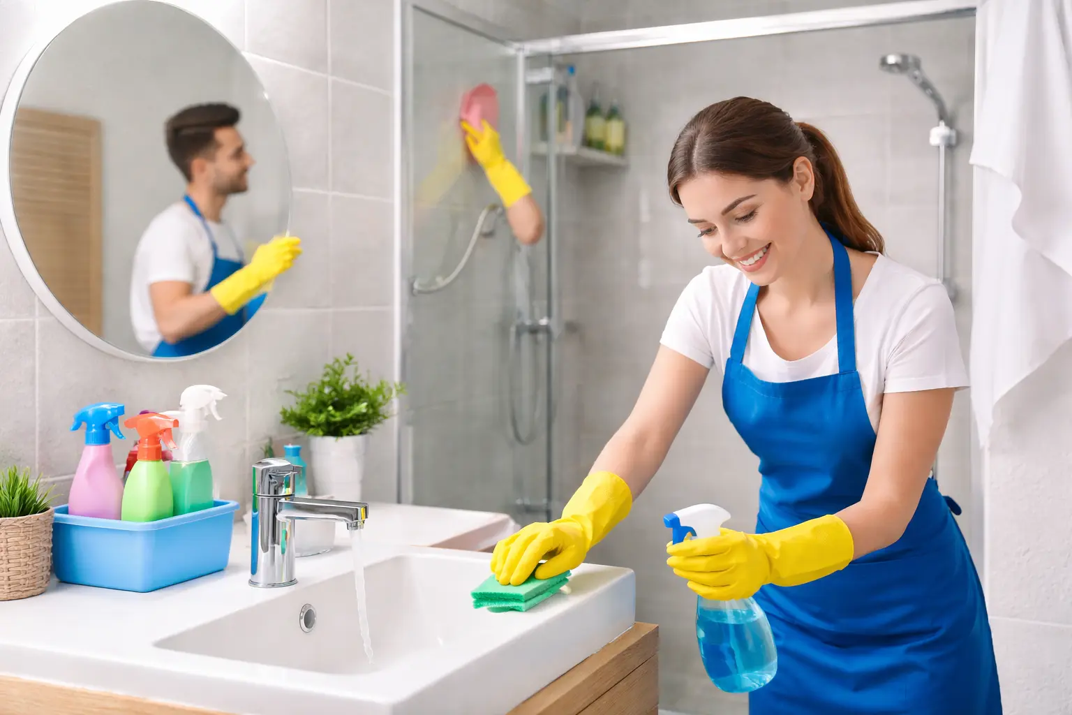 1 Premium Bathroom Cleaning